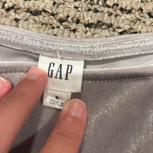 Gap Velour Elegant Women's Square Neck Top* - Picture 5 of 5